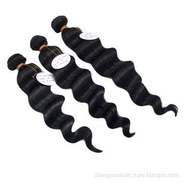 Loose Wave Brazilian Virgin Hair Bundles, 3pcs Lot